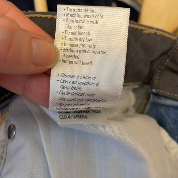 Paige Denim/Jean Mini Skirt with Raw Hem Size 27 - Picture 6 of 6